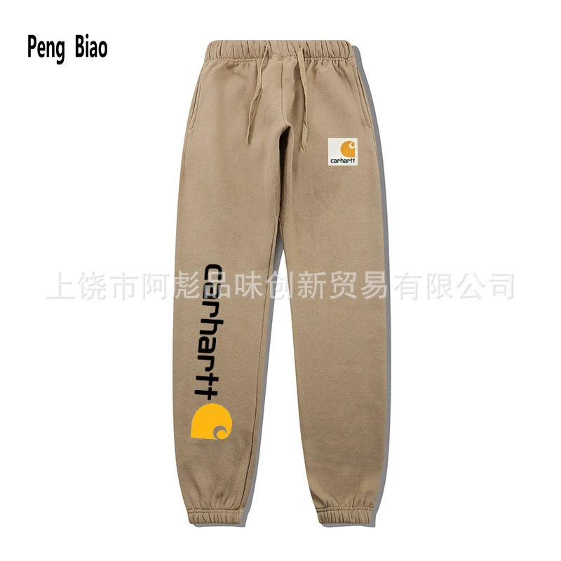 Специальные трансграничные Amazon Carhartt, европейские и американские мужские и женские флисовые спортивные штаны, свободные быстрые брюки, длинные брюки