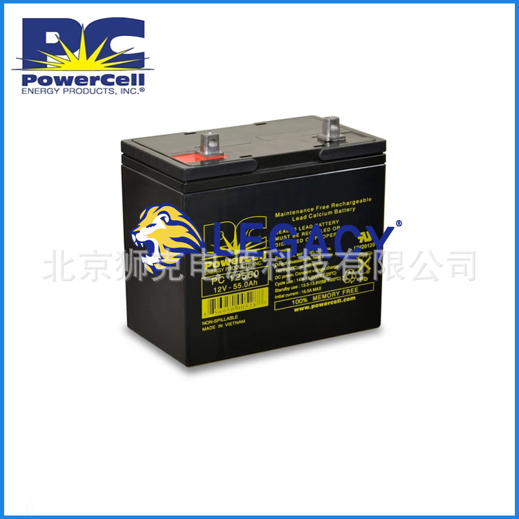PC英国POWERCELL铅酸蓄电池PC12550-SS（12v50ah）营销中心