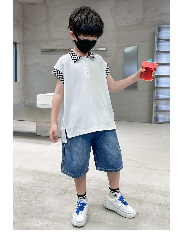 Jongens spijkerbroek shorts zomer bermudashorts trendy kindermode_voghion.com