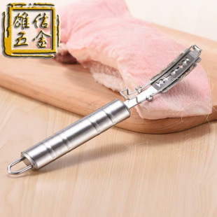 Stainless steel pig hair scraper hair removal and shaving tool fish scale Planer chicken duck hair clip clip pig hair scraper Special