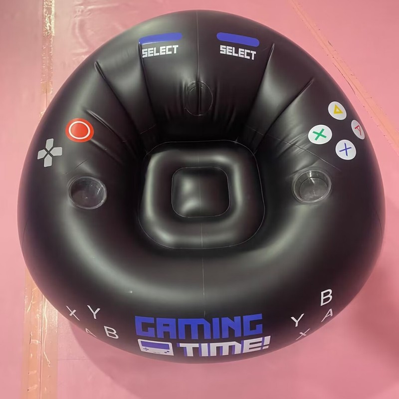 スポットPVC電気競争膨張円形ソファー椅子創造性ネットカフェゲーム背もたれ椅子寝室植毛怠け者ソファー|undefined