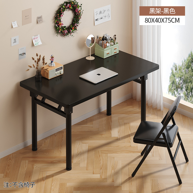 Escritorio de computadora plegable personalizado, habitación de alquiler, apartamento pequeño, mesa plegable para comer, escritorio de aprendizaje simple para estudiantes en casa