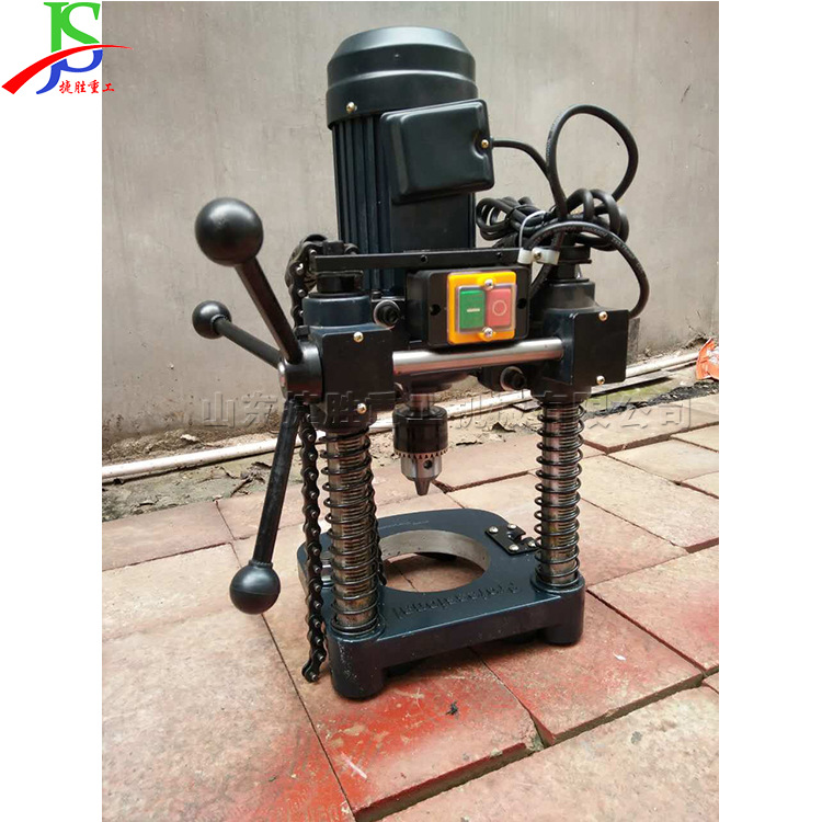 máquina de perforación eléctrica para tuberías de hierro máquina de perforación de tubos metálicos máquina de perforación de perforación vertical pequeña placa de acero