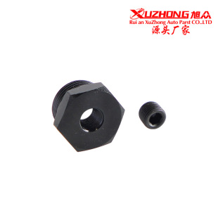 Automobile modified aluminum intake heater booster plug sensor threaded conversion head suitable for 1999.5-200