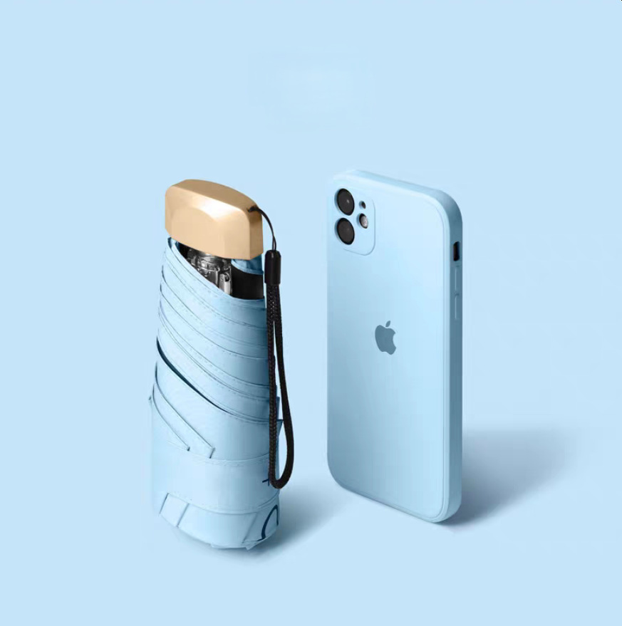 Protección solar 50% de descuento para mujeres sombrillas de cápsula sombrillas