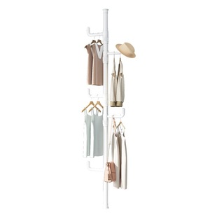 Clothes hanger floor bedroom Internet celebrity simple household top floor clothes rack vertical storage rack clothes hanger coat rack