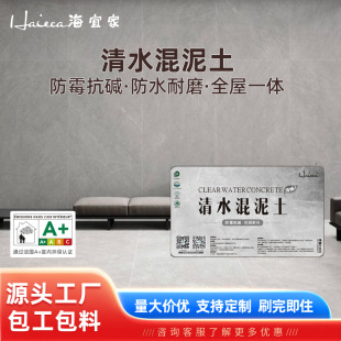 Haiyijia Clear Water Concrete Microcement Wall and Floor Integrated Art Wall Paint Art Paint Art Paint