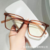 Retro square glasses suitable for men and women, 2022 collection