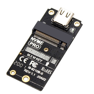 intel wholesale M.2 NVMe hard disk box adapter card 9210B dual protocol Type-c USB3.1 Gen2 for intel