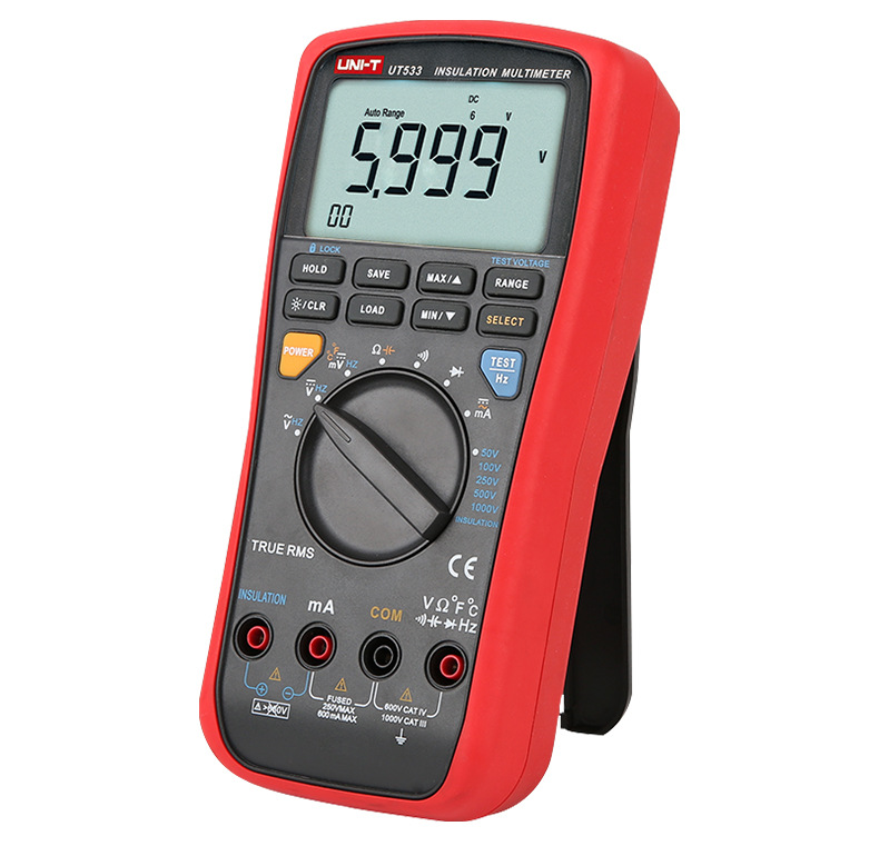 绝缘电阻万用表电阻仪优利德UT533电动摇表UT531数字兆欧表UT532