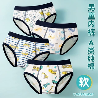 夏季儿童男童三角内裤纯棉小中大童全棉短裤男孩一件代发工厂直销