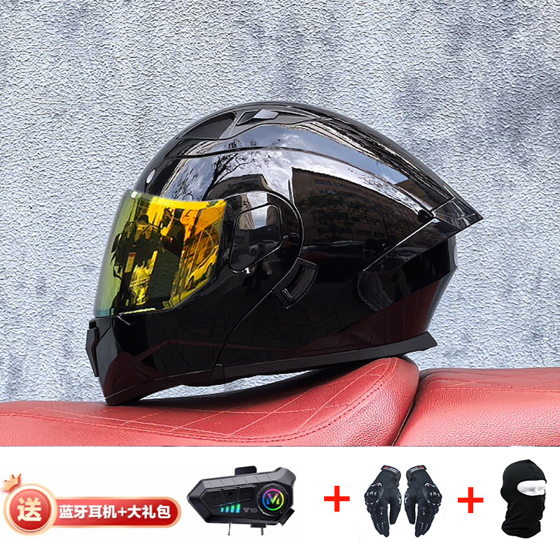 Negro brillante con luz extrema roja Y10 Bluetooth