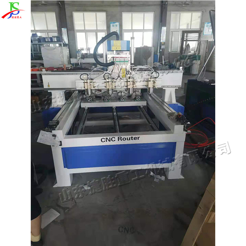 Máquina de grabado de madera de cuatro cabezas   Máquina automática de grabado de superficie de madera