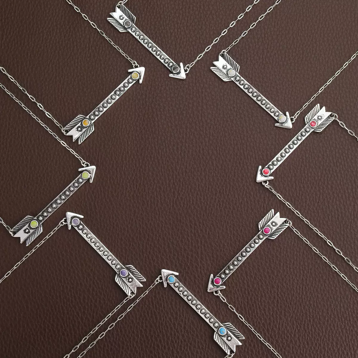 绿松石吊坠气质甜美宝石彩宝微镶心形项链时尚项饰