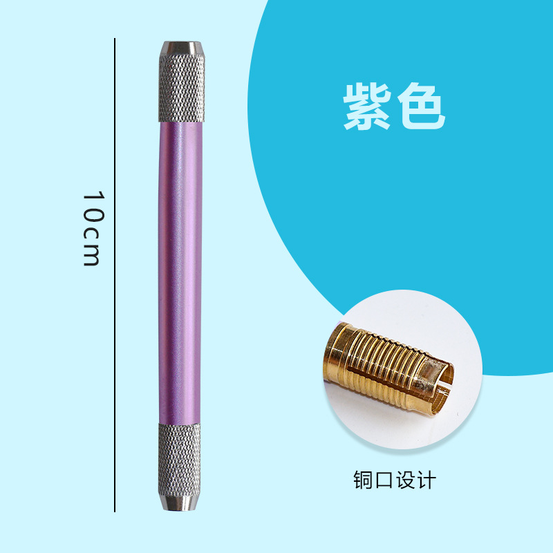 Comercio exterior suministros de arte transfronterizo extensor de lápiz de metal extensor de lápiz varilla de color de metal