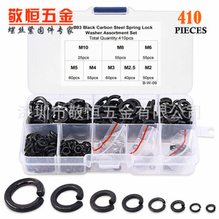410pcs M2 M2.5 M3 M4 M5 M6 M8 M10��ɫ���ɉ|Ȧ�M�Ϻ��b