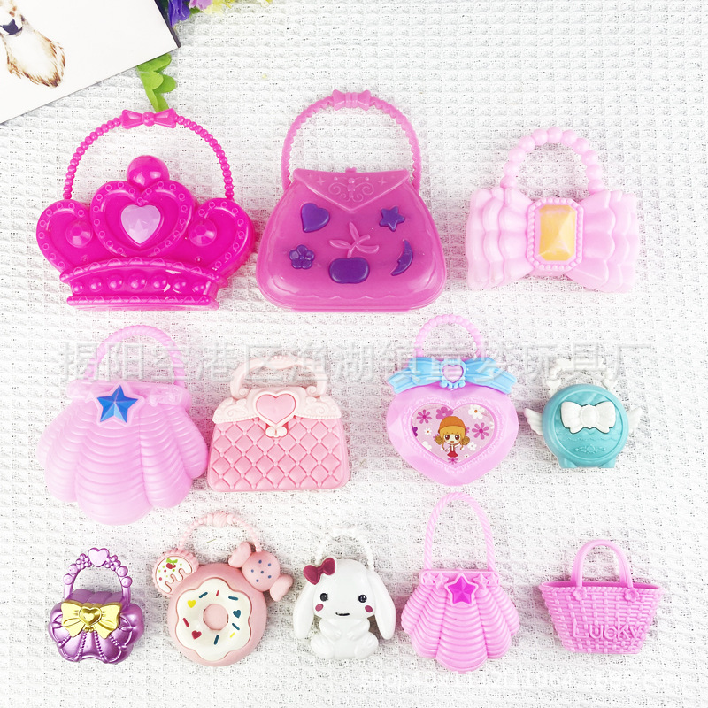 Dress up Barbie Doll Toy Accessories, Exquisite Doll Small Bags, Pretend Play Fashion Toys, Mini Accessories