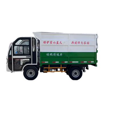 urban sanitation vehicle, Elektrik zibil maşınları