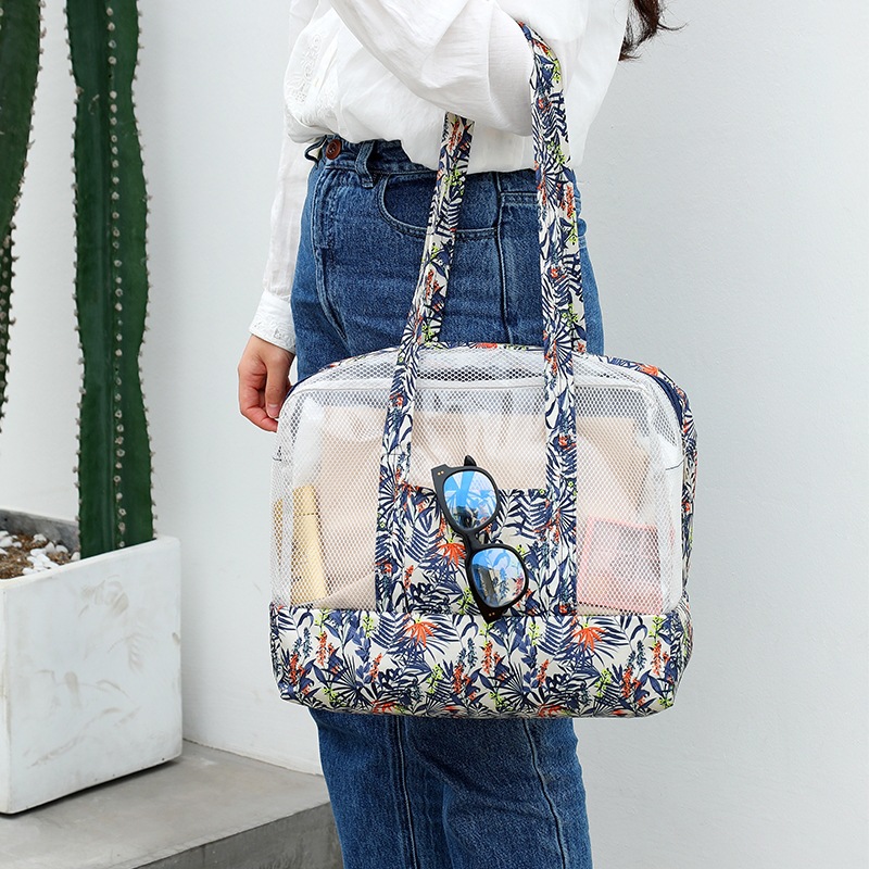 Bolsa de viaje de hombro separación seca y húmeda bolsa de natación bolsa de playa bolsa de almacenamiento de ropa bolsa de almacenamiento de gran capacidad de fitness viaje