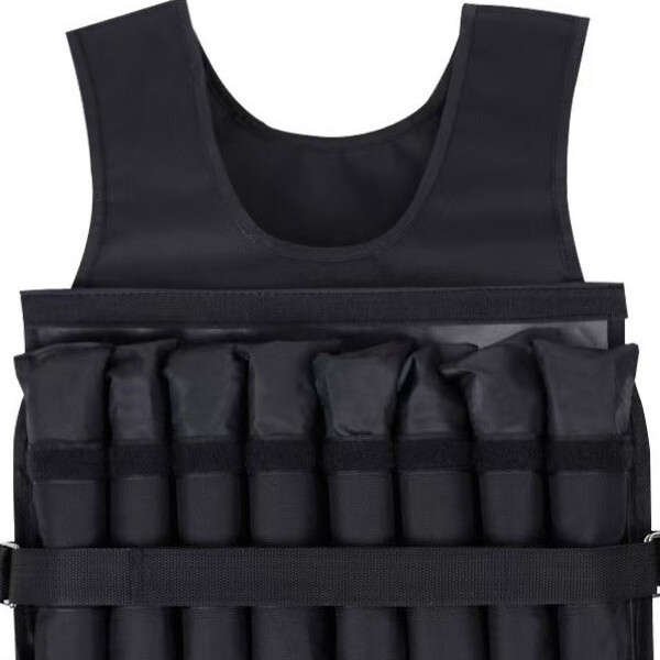 Weight-Bearing Vest, Adjustable Men's and Women's Sand Vest, Training Running Sandbag, Sports Fitness Weighted Equipment