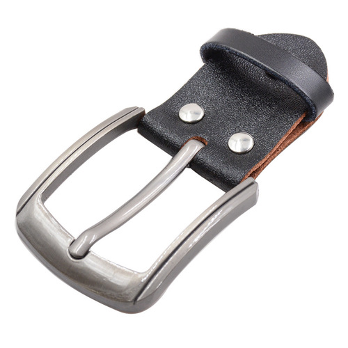 Zinc alloy pin buckle belt head men's punched belt head fashion business casual youth punched belt buckle