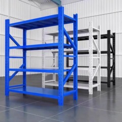 倉庫棚収納ラック多層倉庫ヘビーデューティ超耐荷重収納ラック家庭用金属貨物ラック鉄ラック