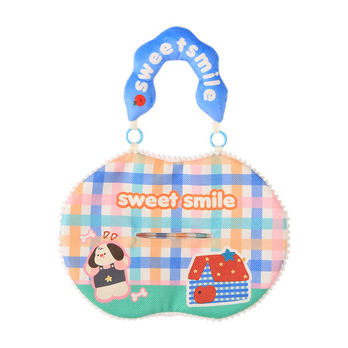 Paper Towel Holder Car Wash Cloth Storage Bag Cute Cartoon Animal Creative Wet Wipes Backrest Handle Box Suspension