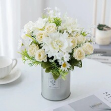 仿真花束厂家直销家居装饰婚庆家具装饰摄影摆设手捧花玫瑰花墙花