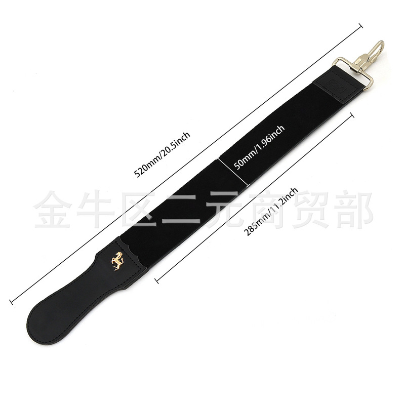 Factory straight supply metal ring double-layer sharpening cloth canvas swinging knife cloth sharpening belt straight razor belt special shaving