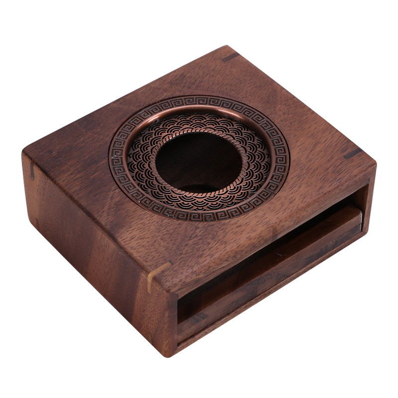 Nuevo Nogal caliente mesa de té calefacción calentador base vela hirviendo caliente té estufa Hotel hornear té