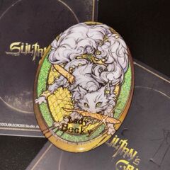 苏丹的游戏核聚变周边椭圆吧唧徽章马口铁胸针背包挂饰谷子
