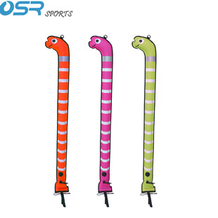 Diving Animal Shape Sea Eel Garden Eel Smb Buoy 1.8M*15Cm Nylon Tpu Coated Cloth