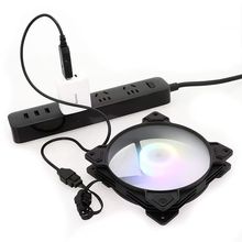 USB转4Pin风扇线 USB 5V电脑风扇转接线USB减速线风扇DIY改装线