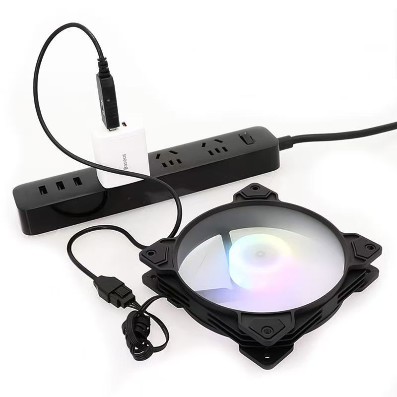 USB转4Pin风扇线 USB 5V电脑风扇转接线USB减速线风扇DIY改装线