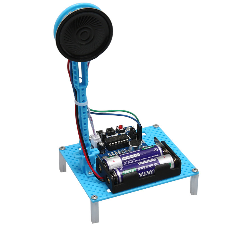 Grabadora casera para niños tecnología de bricolaje pequeña producción divertida Ciencia Educativa experimento juguete paquete de material de vapor