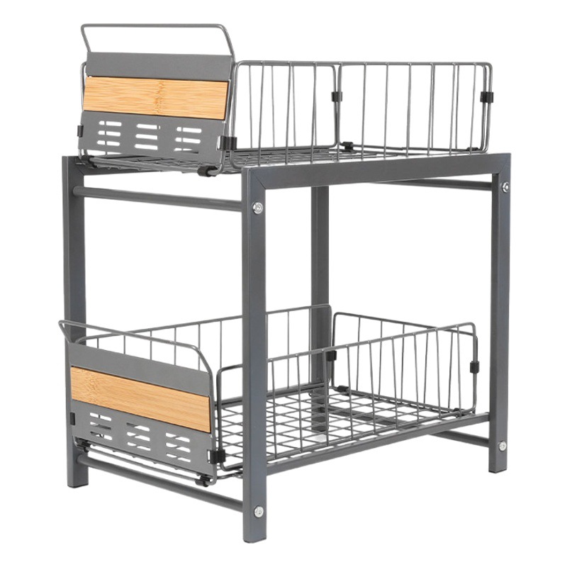 Multi-funcional extraíble de almacenamiento de rack multi-funcional drenaje extraíble de almacenamiento de rack condimento utensilios de cocina