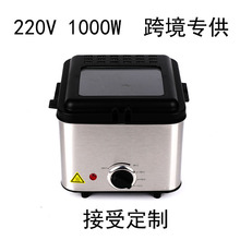 电动台式电锅跨境外贸专用自动油炸锅一体老式小型迷你全自动炸锅