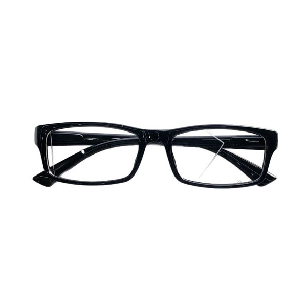 Retro black square glasses