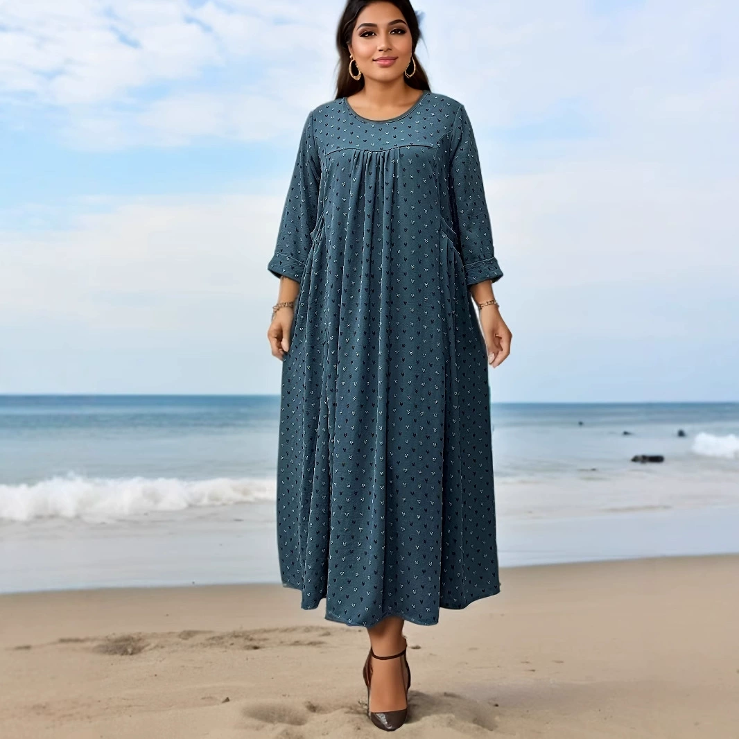 Бутик моды жаккардовое платье карман