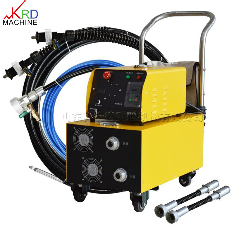 手推空气预热器疏通机 可拆卸软头双轴冲洗机 家用空调管清洗机