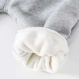 儿童加绒一体裤子秋冬宝宝加厚长裤童装裤子外穿男女童屁屁裤新款