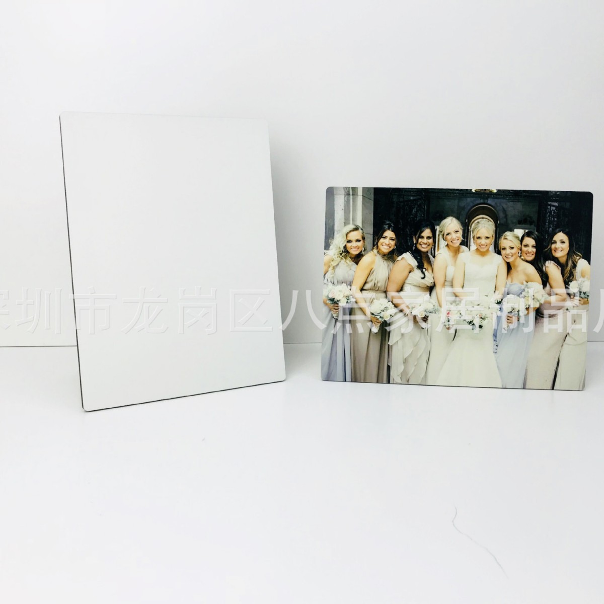 空白木版画优质木质工艺品家居摆台婚纱影楼无框画多功能摆饰墙画