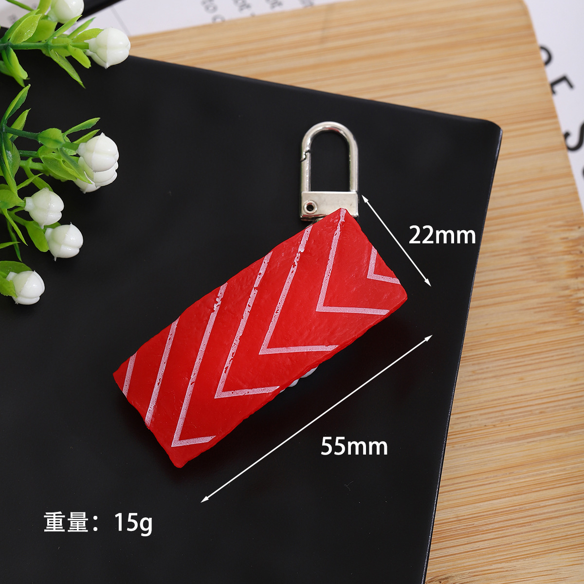 PVCファッションシミュレーション日本式寿司キーホルダー写真撮影シミュレーション食品道具学生かばんDIYストラップ