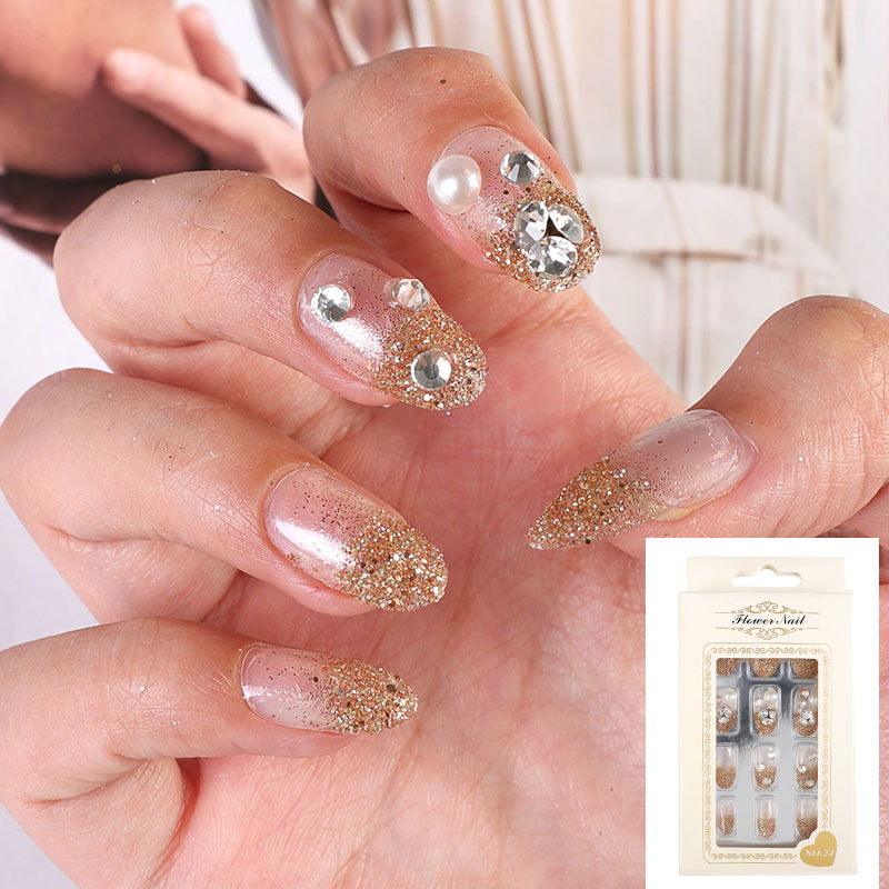 Amazon popular desgaste de uñas francés de alto grado corto parche de uñas se puede usar repetidamente parche de uñas falso extraíble