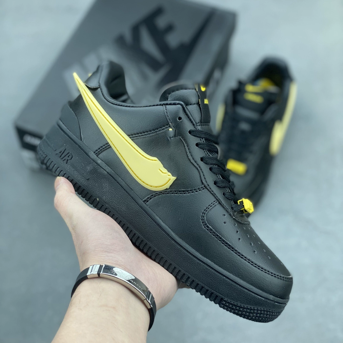 Мужские кроссовки Nike Air Force 1, низкие, комфортные, универсальная повседневная обувь, размеры 36–45