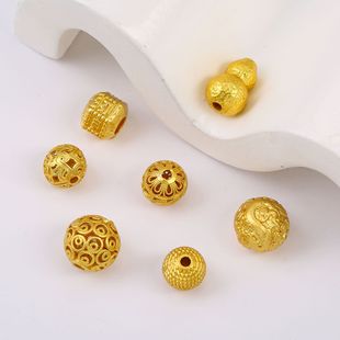 18K����ɫ�U�ջ����������Jɢ���ֹ�diy��������Ʒ����