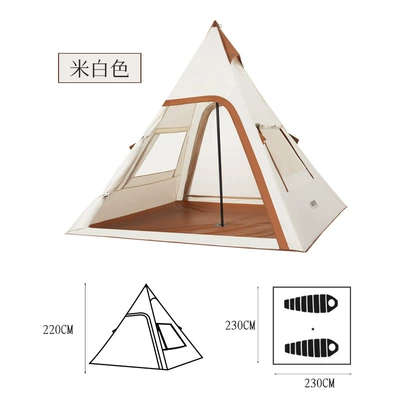 Beach Camping, Çadırlar - indian-account-single-tube-white-1127-5-8-people-need-to-build