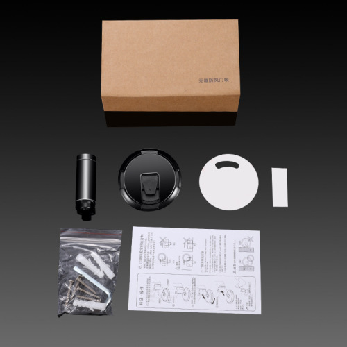 Door suction no punching new style windproof floor suction bathroom door stopper invisible bedroom door stopper silent anti-collision door collision