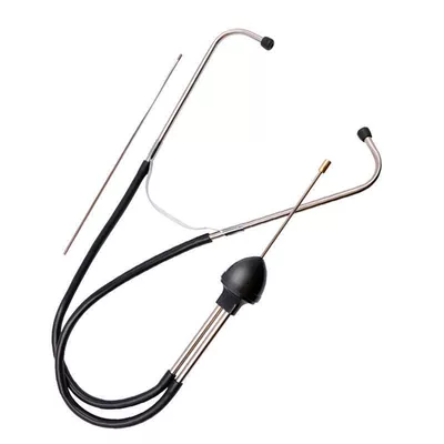 Car stethoscope, a must-have tool for auto repair, engine maintenance, and diagnosing engine noises without disassembly, used for identifying abnormal sounds in the engine cylinders (Repair kit) - stethoscope-in-a-pouch