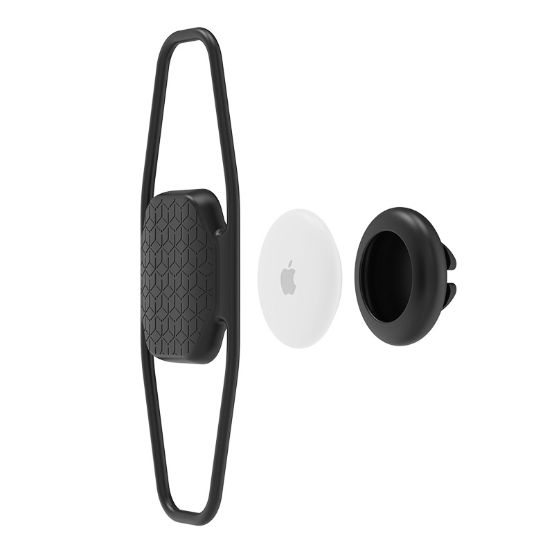 Nueva funda protectora de silicona para AirTag, para bicicleta de montaña, anticaídas, antirrobo, localizador, dispositivo antipérdida, funda impermeable image 11